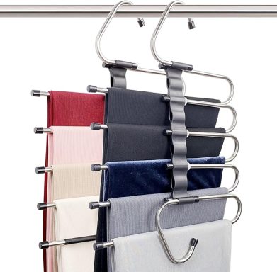 2-Pack Space Saver Pants Hanger