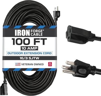 100' 3-Prong Extension Cord