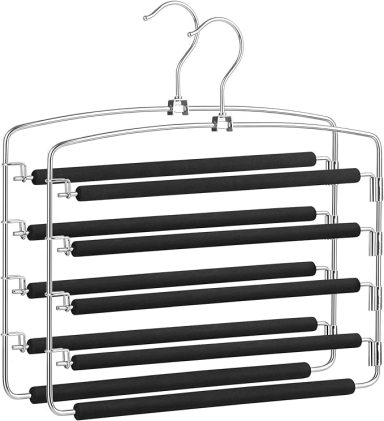 Non-Slip 5 Layer Pants Hanger